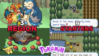 Pokemon GBA Rom with 3 New Regions, 9 Starters, High Graphics, New Story and More!