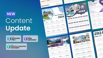 New Calendars for 2024! - Xara December Content Update