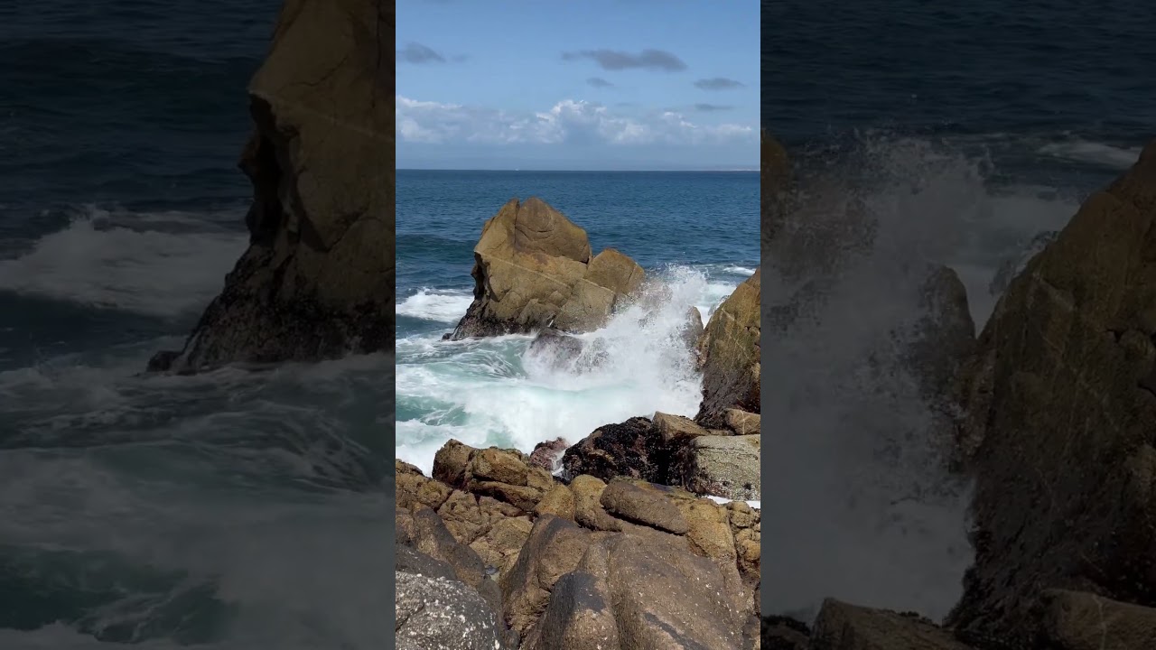 Blue ocean on a sunny day 