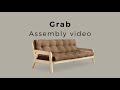 Karup design  grab sofa bed assembly