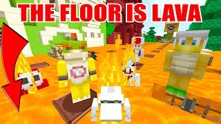 Minecraft Switch - Nintendo Fun House  - THE FLOOR IS LAVA! [WHO DIES?!] [113]