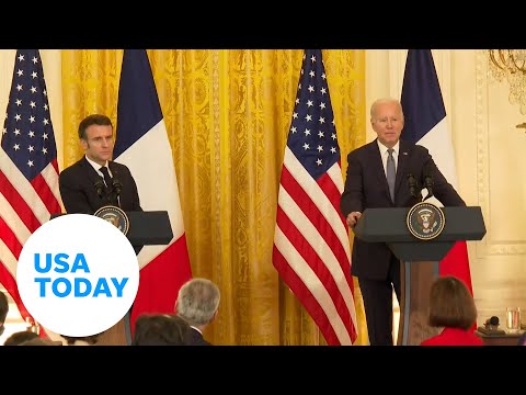 President Biden, Macron discuss support, strategy for war in Ukraine | USA TODAY