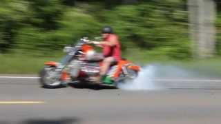 Boss Hoss 502 Burnout #1