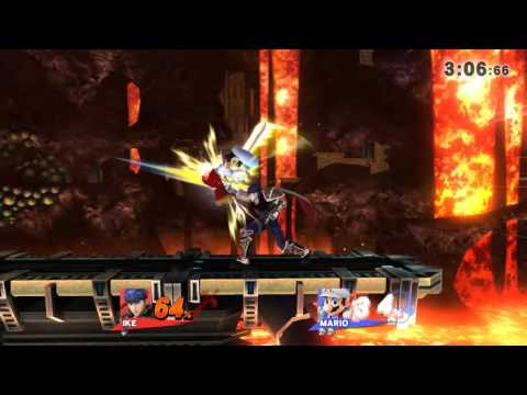 スマブラfor Wii Uリプレイ124(アイクvsマリオ)