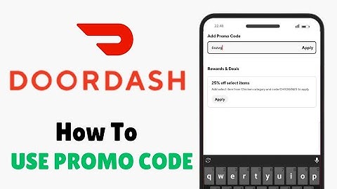 How to Use Promo Code on DoorDash App (2025 Step-by-Step)