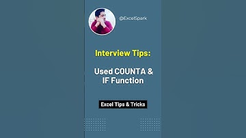 Excel Interview Questions: Expert Tips and Solutions for Excel Job Seekers #excel #shorts #viral