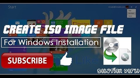 How to create ISO image for windows 7,8,8.1,10