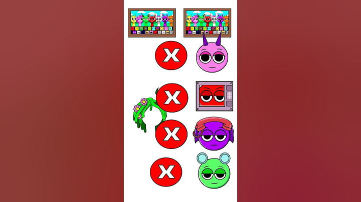 Test IQ Challenge! Correct Incredibox Spunki Face PART1 #shorts #sprunki #incredibox