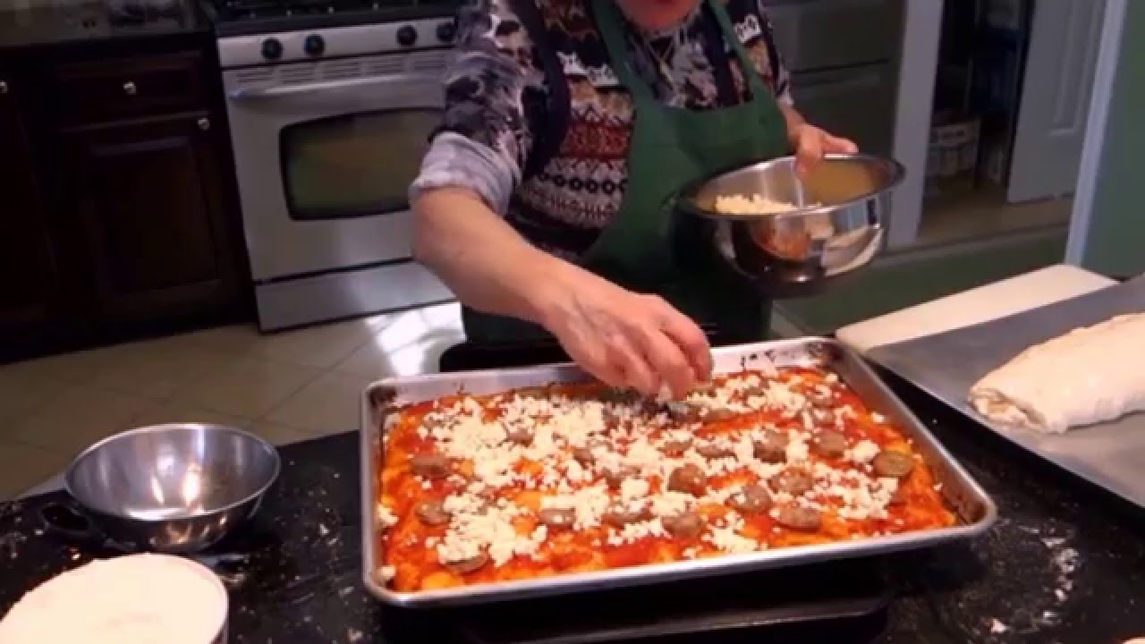 Italian Grandma Makes Pizza & Bread Short Version YouTube