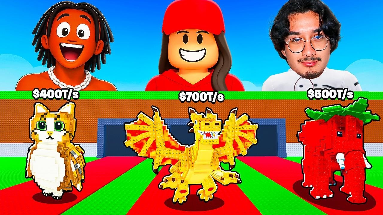 QUEL YOUTUBER AURA le PLUS d'ARGENT en 30 MIN sur VOL UN BRAINROT ! 😲