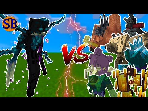 Sculk Enderman(Sculk Horde) vs Mutant Monsters