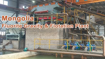 Gravity & Flotation Separation in Mongolia /From Low-Grade Ore to 97% Fluorite #mining #fluorite