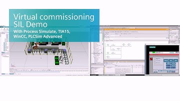 Tecnomatix Process Simulate: Machine Tending Demo with PLCSim Advanced