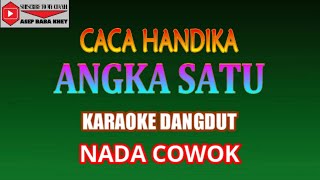 KARAOKE DANGDUT ANGKA SATU - CACA HANDIKA (COVER) NADA COWOK