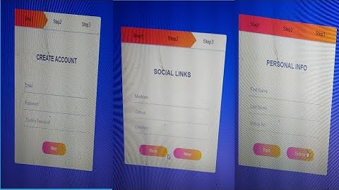 How to Create Responsive Login Form (multi step) by using HTML and CSS- by techlytical with aswini