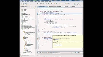 Android Tutorial 1 - Coding the activity of an app that streams music in a service