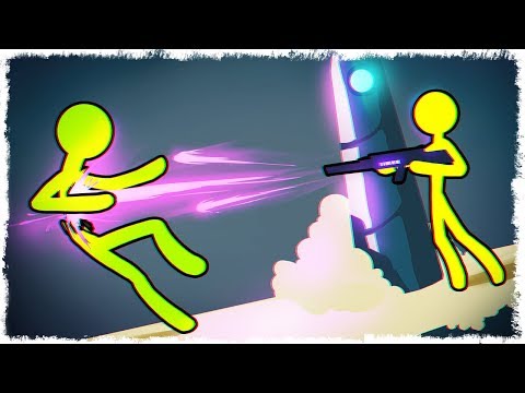 Видео: ЛАЗЕРНАЯ ВИНТОВКА VS УГАРНЫЙ ПСИХ В STICK FIGHT THE GAME!!!