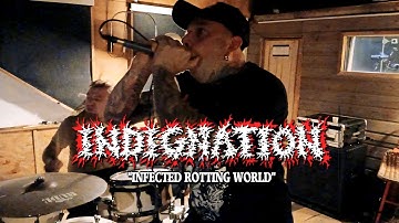 INDIGNATION "Infected rotting world" (from upcoming 10"lp "Modern slavery") 2025