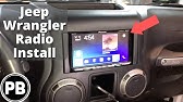 How to install a Sony Double Din Stereo in a Jeep Wrangler on the cheap -  YouTube