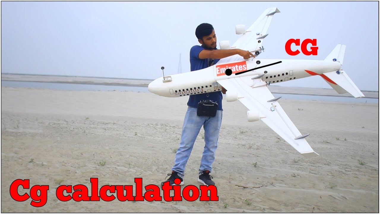 Airbus a380 model rc airplane fly and cg calculation rc life YouTube