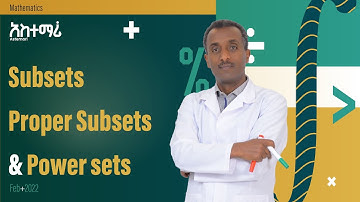 Subset , Proper subsets & Power sets | Set part 05| Astemari |