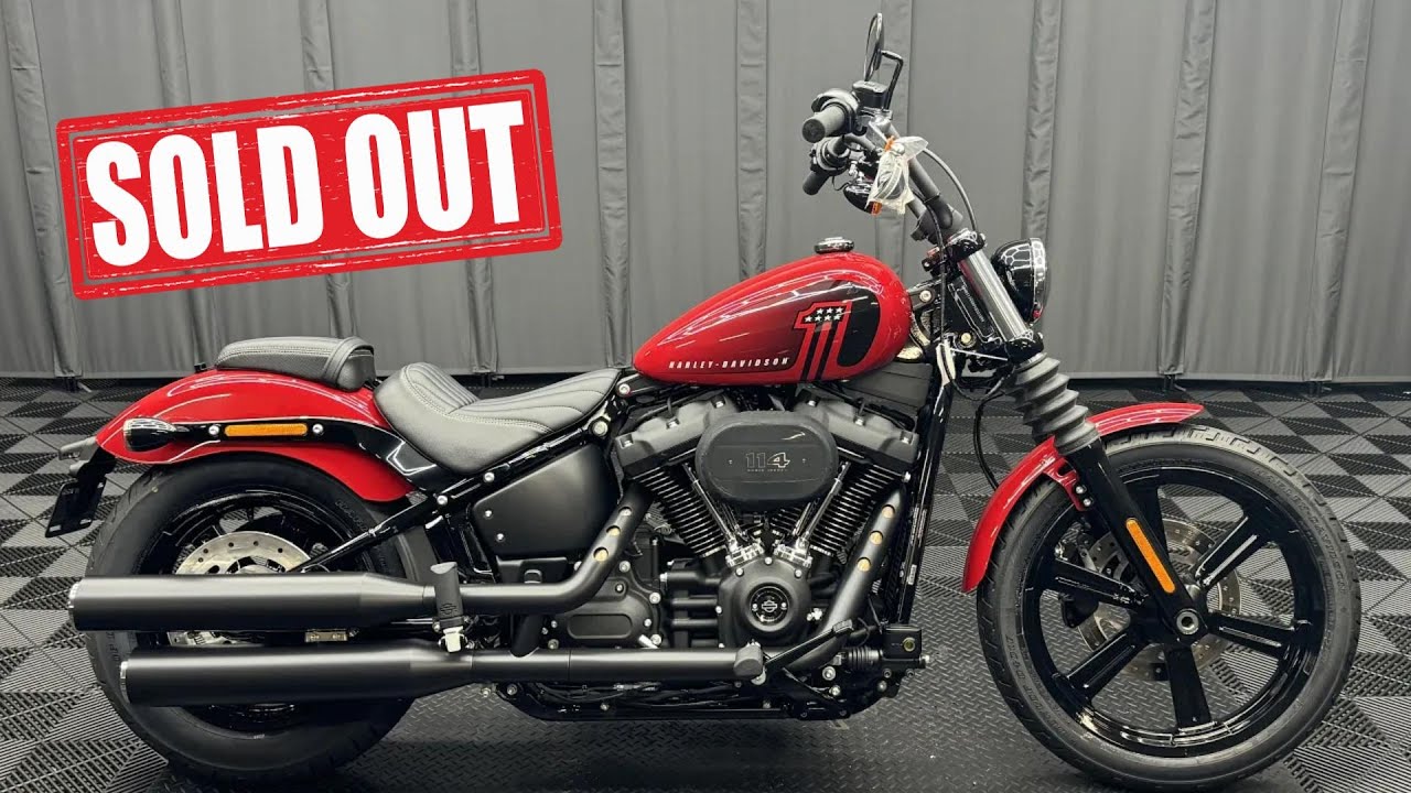SOLD OUT!!2024年4月登録 FXBBS ソフテイルストリートボブ114 レッド