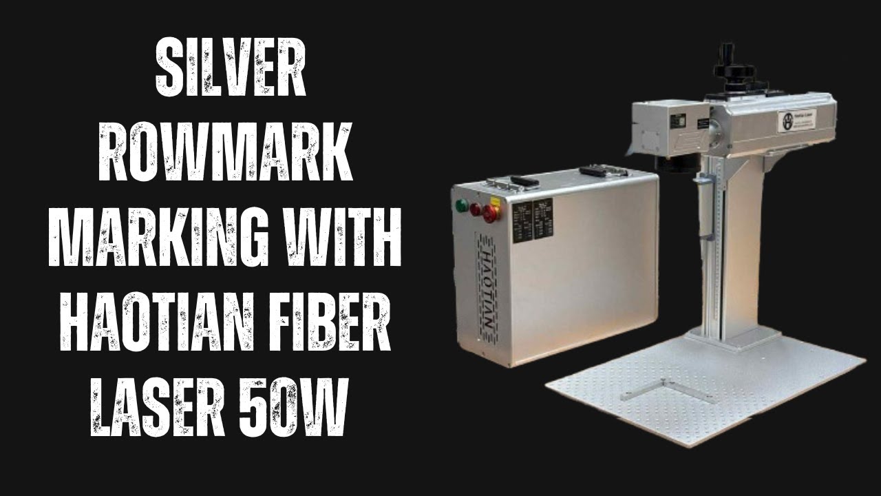 Silver ROWMARK Marking with Haotian Fiber Laser 50W | Clean & Fast ...