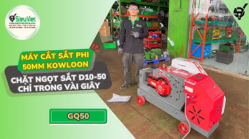 Máy Cắt Sắt phi 50mm Trung Quốc | Điện 380V, 3 Pha | KOWLOON #mayxaydungtudongsieuviet #maycatsat