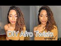 DIY Afro Spring Twist UPDATED version | EASIER & FASTER Technique