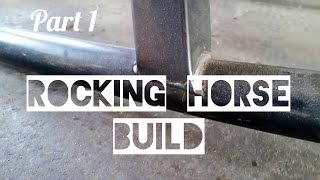 Watch Rocking Horse Build - Part 1 by Colorado Springs wood and metal artist Mitchell Dillman http://LogFurnitureHowTo.com to get 