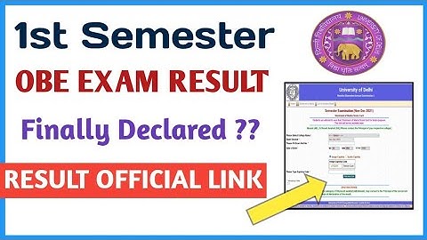 DU SOL 1st Semester Result Declared  | Open Book Exam March 2022 Result 1st Sem Official Update 🌟