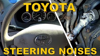 TOYOTA SIENNA INTERMEDIATE STEERING SHAFT - Diagnosing and replacing