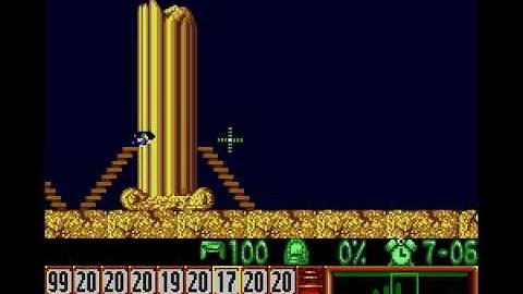 Lemmings - Fun Level 15 Solution