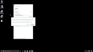 Skype for Business Initial Login