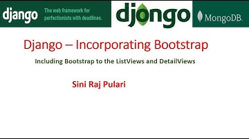 Django -Incorporating the Bootstrap in the HTML code