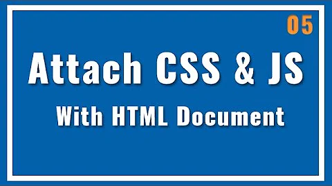 Attach JS and CSS Files with HTML Files. Advance HTML in Hindi