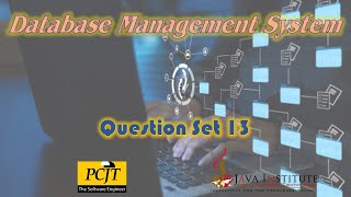 DBMS Question Set 13 | Java Institute | Rashintha Jerom