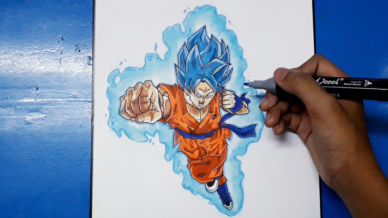 GOKU SUPER SAYAJIN BLUE - Desenho de ziller4151 - Gartic