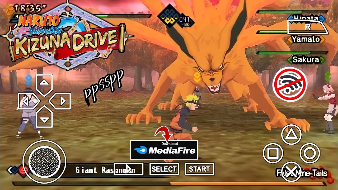 Download Game Android naruto kizuna drive Versi ppsspp paling keren