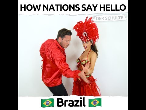 How Nations Say Hello