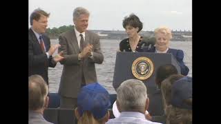 President Clinton at Environmental Protection Event in Baltimore (1995)