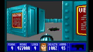 wolfenstein 3d #100+# walkthrough #E2F9#