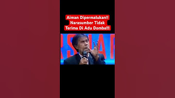 Aiman Dipermalukan Narasumber!! #aiman #jokowi #gibran #margarito #shorts #trending #politik #viral