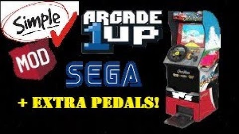 Arcade 1UP OUTRUN Decals SEGA. Simple MOD that will make it more real. RETRO ARCADE -Retro Games-mod