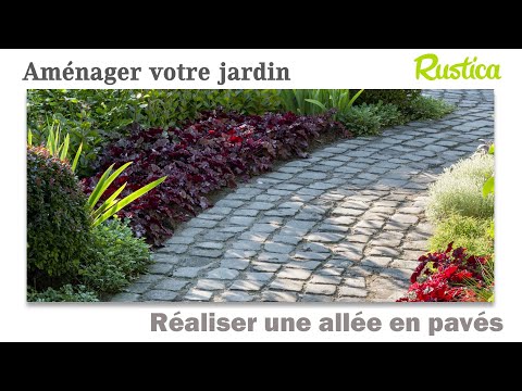 Comment réaliser une allée en pavés