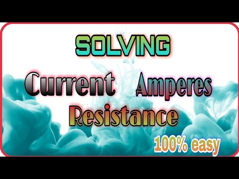 Examples of Solving Current, Amperes and Resistance | Ohms Law | Miss Tessa Ko