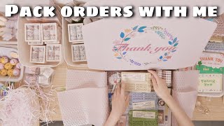 Pack Orders With Me 📦 ASMR | Stationery Pal Orders Packing