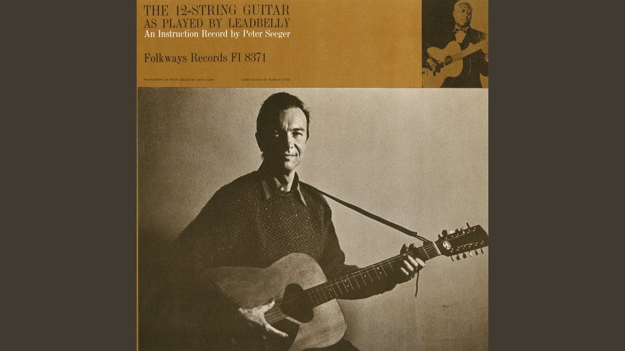 KEY OF A (A7) , RUNS, PLAYING THE BASS STRINGS by Leadbelly Old Riley