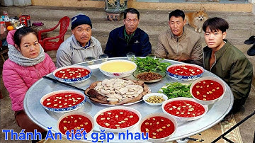 Thánh Ăn Tiết Canh.Làm Mỗi Người Một Tô Tiết Canh Siêu To Ăn Sáng | Biển Nguyễn ngọc.
