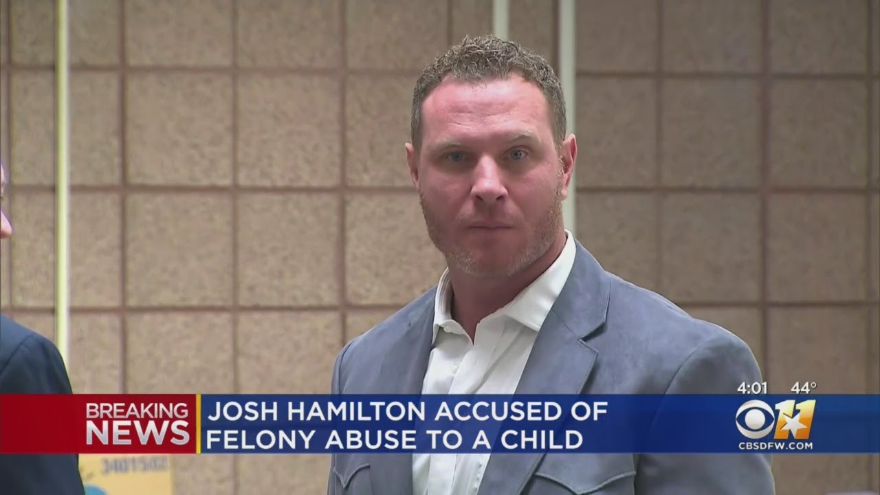 Former Texas Ranger Josh Hamilton Arrested On Allegation Of Injury